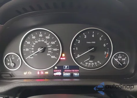 2016 BMW X3 xDrive35I из США, поврежденный, VIN 5UXWX7C50G0S17644